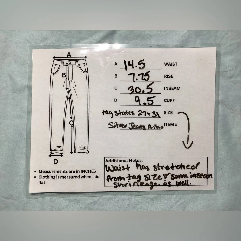 Silver Jeans Aiko Bootcut Medium Wash Size 27X31 (US 4) - Picture 15 of 15